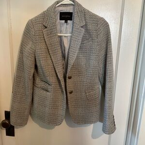 Banana Republic women’s grey tweed blazer size 4